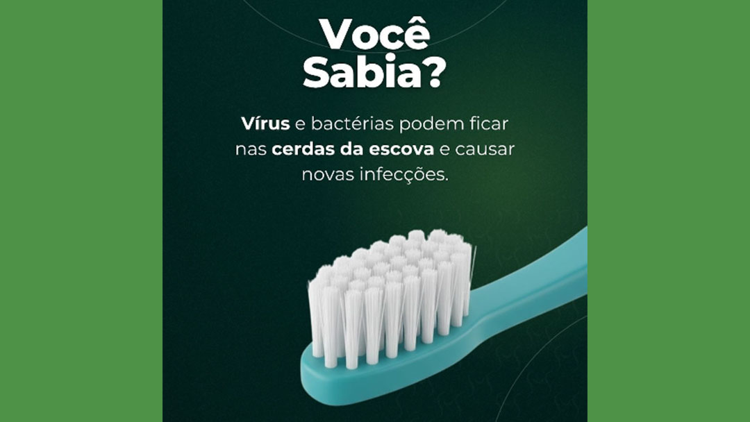 Saiba por que trocar sua escova de dentes após gripe ou infecção