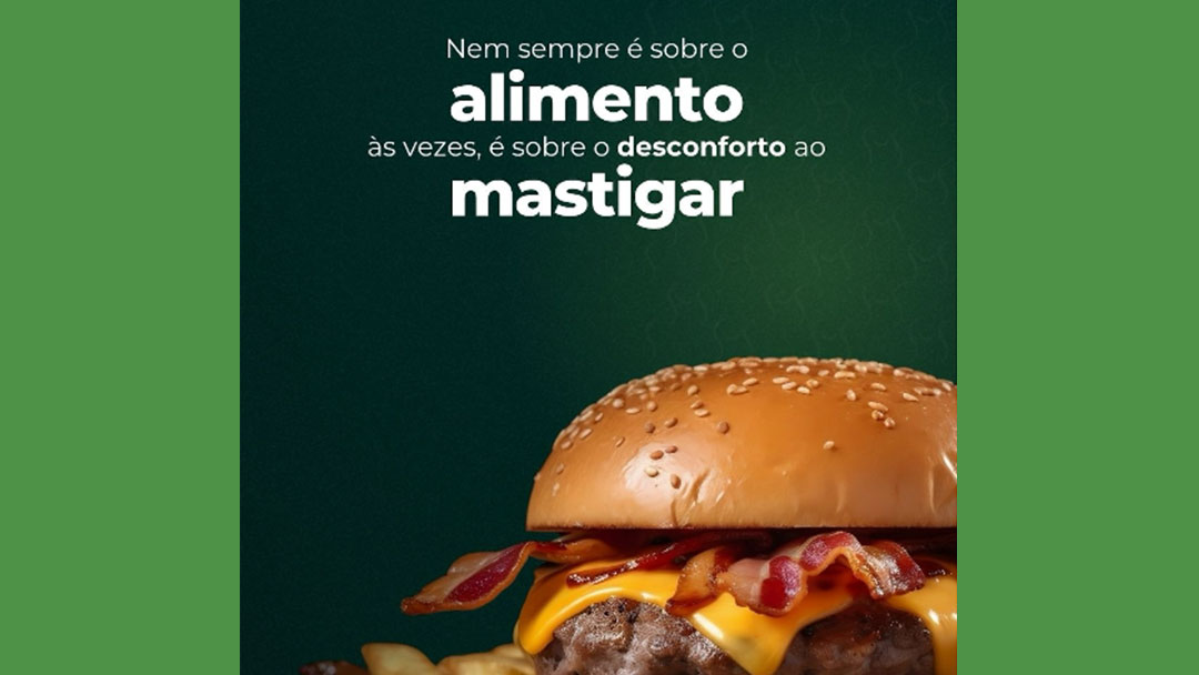 Não consigo mais comer porque não tenho dentes