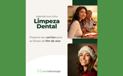 Agende sua limpeza dental e prepare seu sorriso para as festas de fim de ano