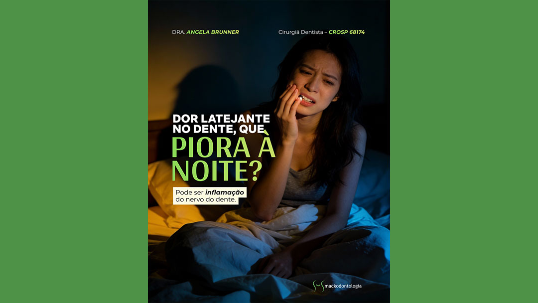 Dor latejante no dente que piora à noite? | Dentista no Paraíso – SP